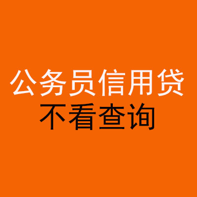 沈丘公务员信用贷款